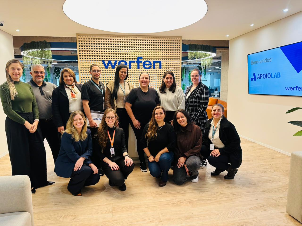Equipe Werfen e Apoiolab