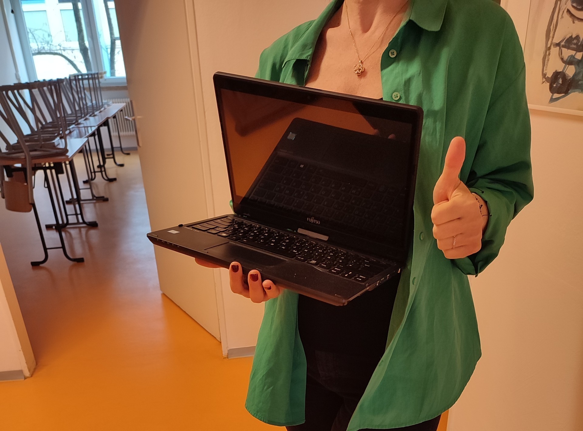 Computerspende vor Ort 