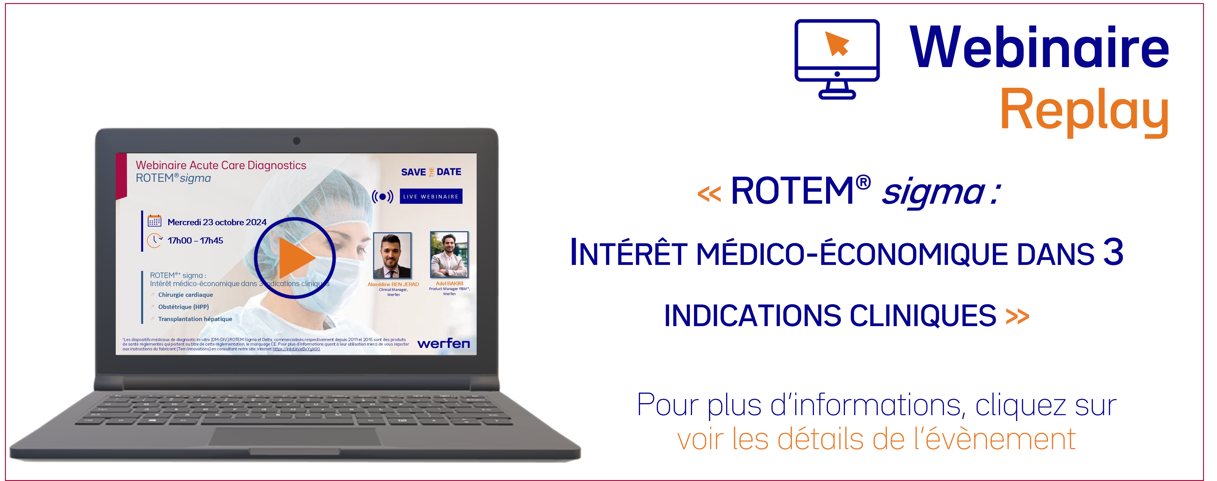 ROTEM® sigma : Intérêt médico-économique dans 3 indications cliniques