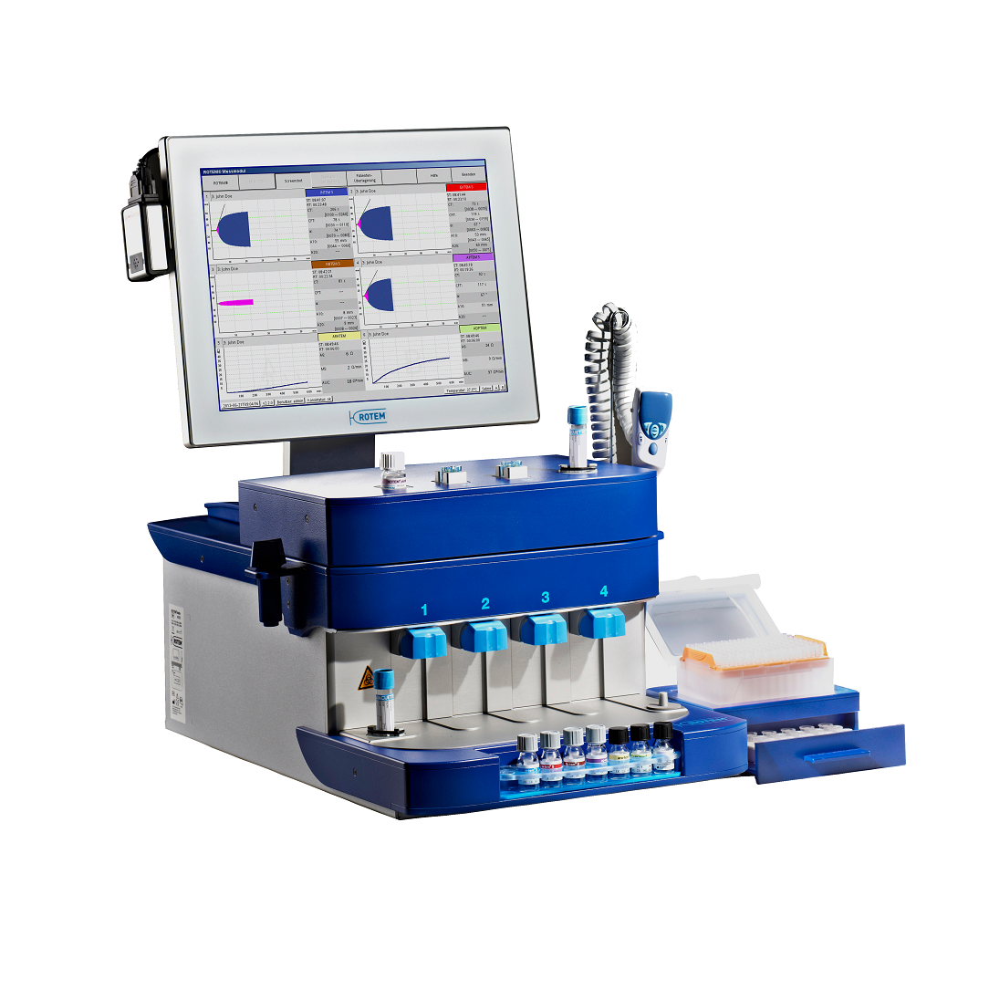 ROTEM delta analyzer and ROTEM platelet module