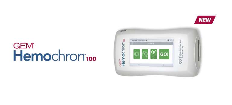 GEM Hemochron 100 whole blood hemostasis system for point-of-care testing