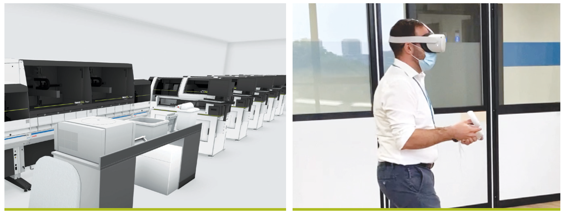 Werfen virtual reality experience for HemoCell Specialized Lab Automation